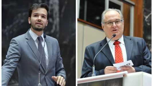 Deputados Tadeu Martins Leite (MDB) e Roberto Andrade (Avante)