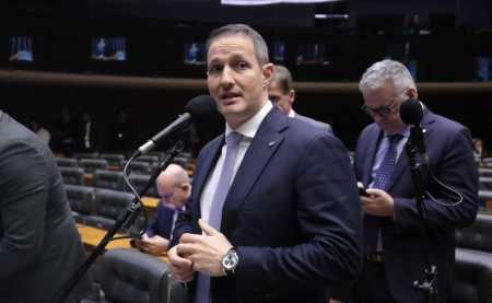 O deputado Guilherme Derrite (PP-SP), relator do PL Antifacção