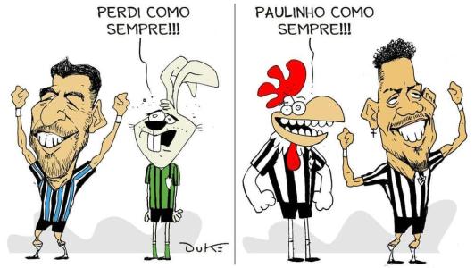 Derrota do Coelho e vitória do Galo no Brasileiro