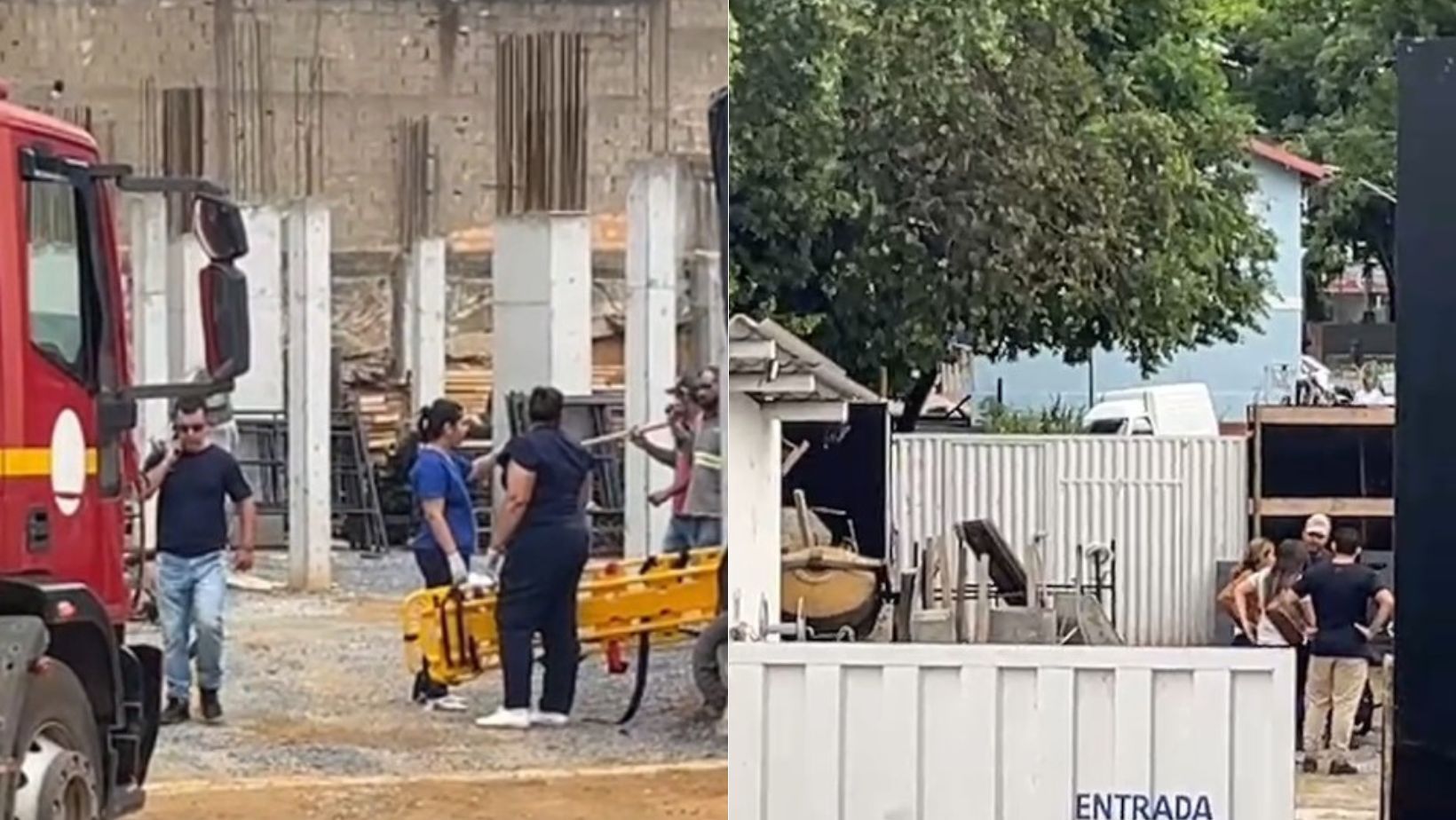 Desabamento em obra deixa um morto e sete feridos em Lagoa da Prata, em MG