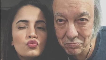 Desde a morte do cantor, a viúva de Erasmo Carlos vem deixando homenagens a ele nas redes sociais