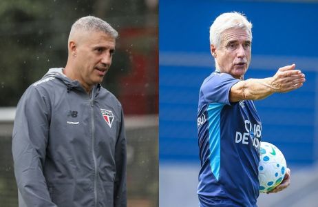Crespo e Luís Castro são os técnicos de São Paulo e Grêmio, respectivamente