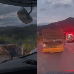 Acidente na BR-381 em Sabará deixa grande congestionamento na manhã desta terça-feira (23)