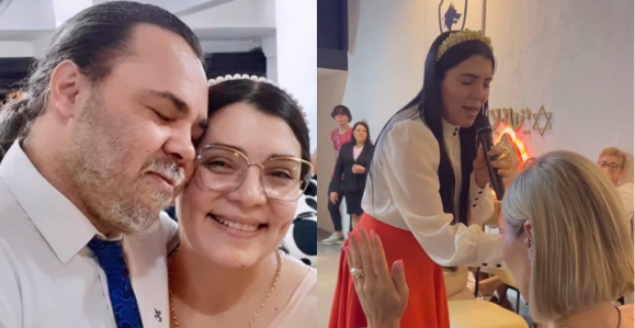 Sara Mariano ao lado do marido Ederlan, mandante do assassinato da cantora