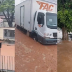 Vídeo: fortes chuvas deixam pessoas ilhadas e causam estragos em Teófilo Otoni