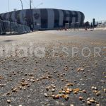 Entorno da Arena MRV amanhece coberto de milho antes de Atlético x Cruzeiro