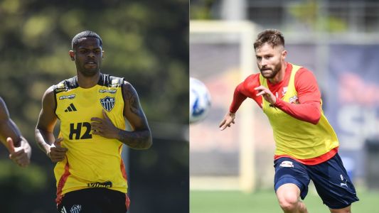 Atlético e Bragantino se enfrentam na Arena MRV, pela 18ª rodada do Campeonato Brasileiro