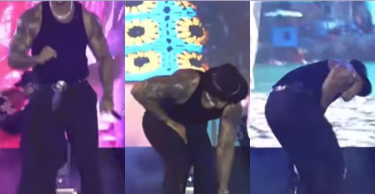 Léo Santana é atingido por celular nas partes íntimas durante show: 'nunca imaginei passar por isso'