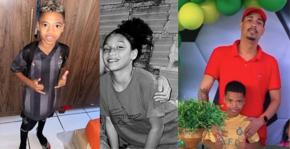 Vítimas de chacina em festa infantil em Ribeirão das Neves