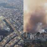 Vídeo: incêndio de grandes proporções atinge parque no Castelo, em BH