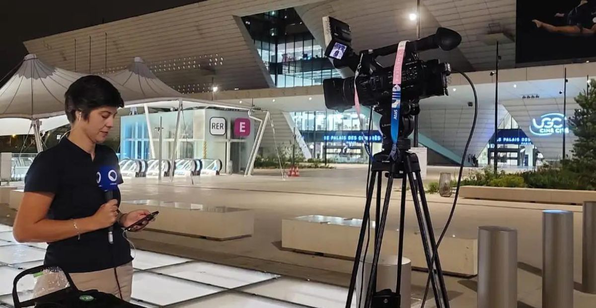 Repórter brasileira é assediada durante cobertura da Olimpíada em Paris