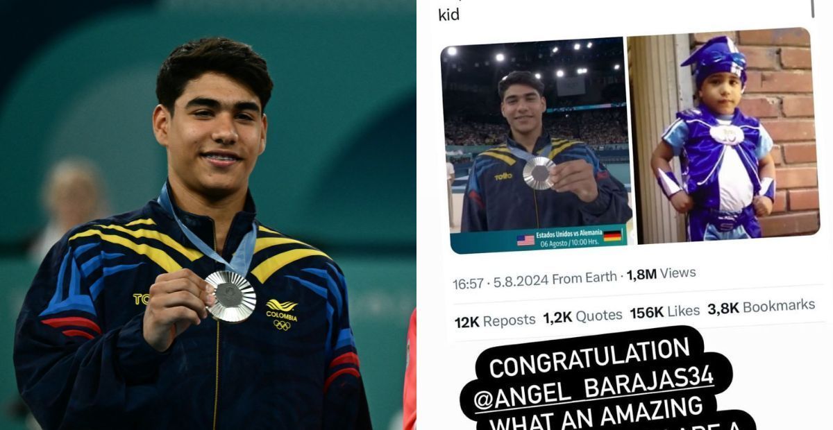 Primeiro medalhista da Colômbia em Paris, Ángel Barajas se inspirou em ginasta do desenho 'LazyTown'