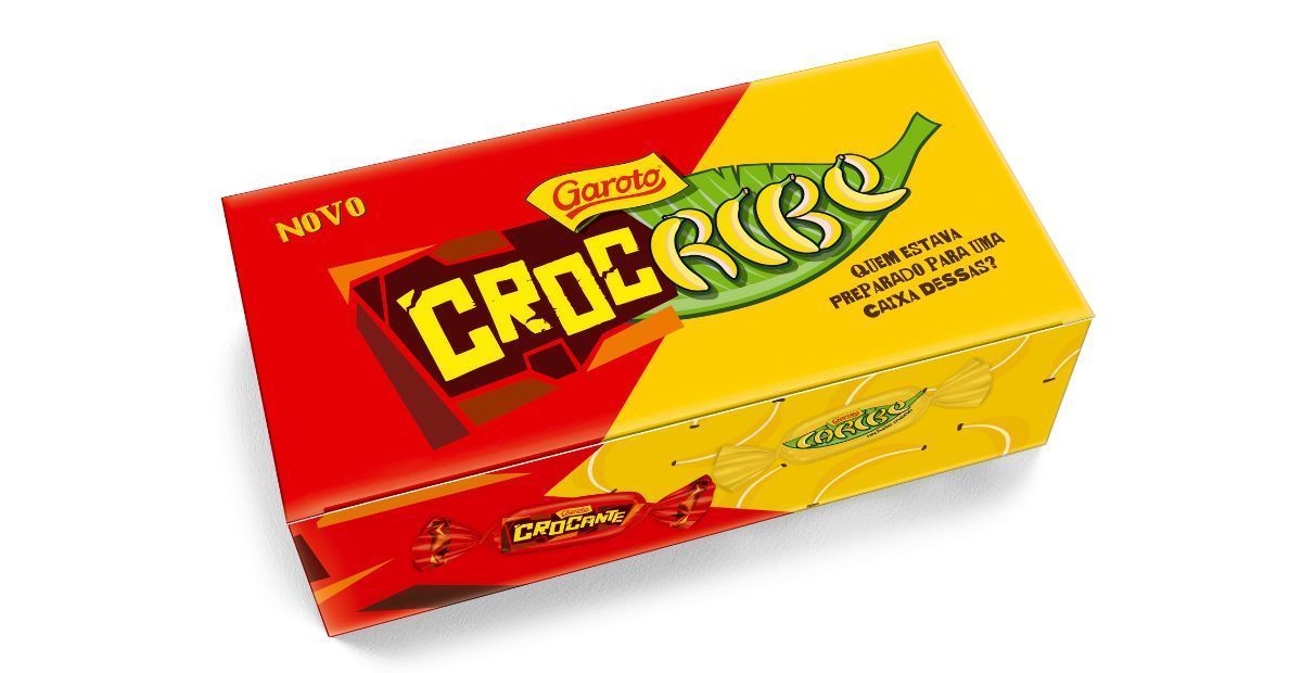 Garoto lança Crocribe: caixa vai unir dois bombons 'polêmicos'