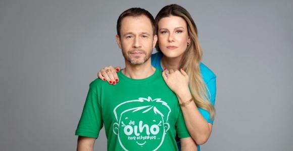 Campanha ‘De Olho nos Olhinhos’ é iniciativa do casal de jornalistas Tiago Leifert e Daiana Garbin, motivada pela filha que recebeu diagnóstico