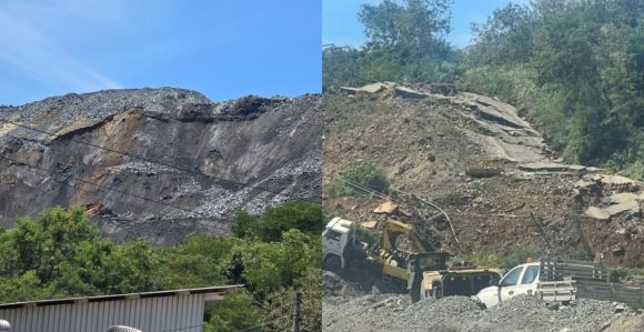 Mina Turmalina que desmoronou em Conceição do Pará (MG)