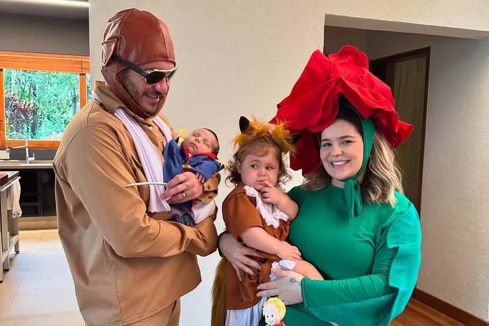 Após internação, diagnóstico e alta, Viih Tube e Eliezer fazem 'festa temática' para o filho
