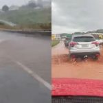 Chuva forte em BH e região causa transtornos no trânsito no feriado de Natal