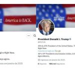 Posse de Donald Trump: perfis oficiais da presidência no X são atualizados e mencionam 'era de ouro dos EUA'
