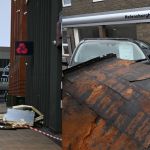 Ciclone 'bomba' causa destruição e cancela mais de mil voos no Reino Unido