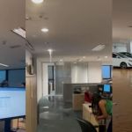 Temporal em BH arranca janela, alaga sala e estacionamento na Cidade Administrativa