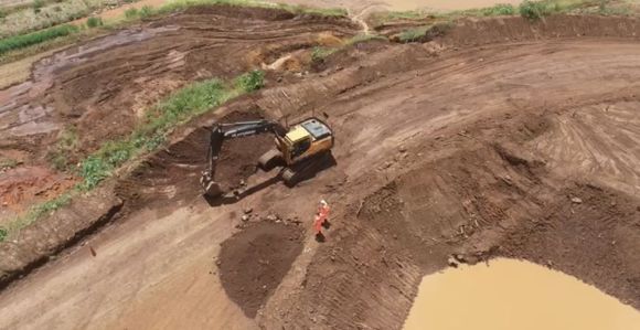 Local onde foi encontrado segmentos corpóreos em Brumadinho
