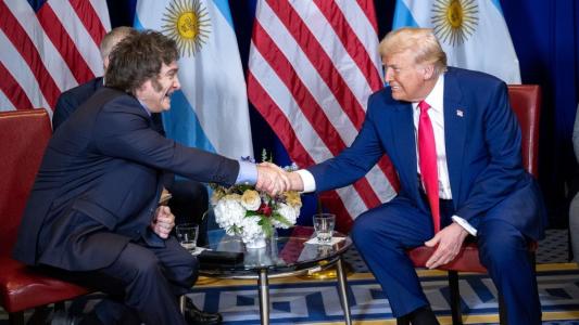 Javier Milei e Donald Trump