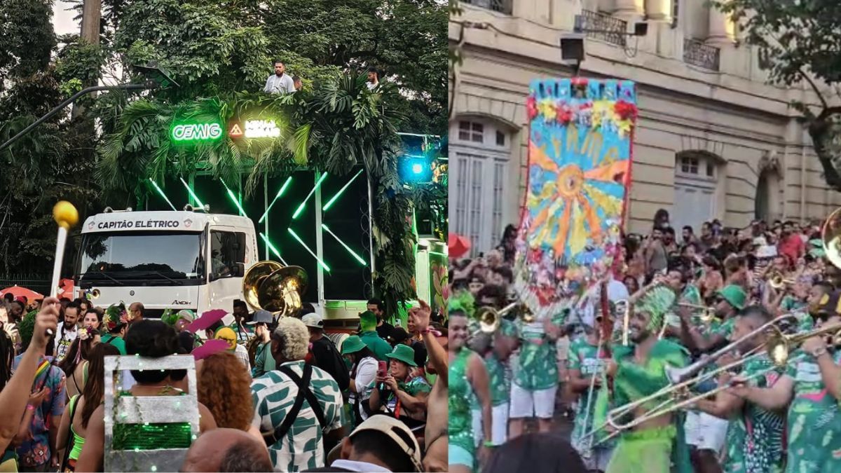 Bloco Chama o Síndico reúne milhares de foliões nesta quarta-feira (26); veja fotos