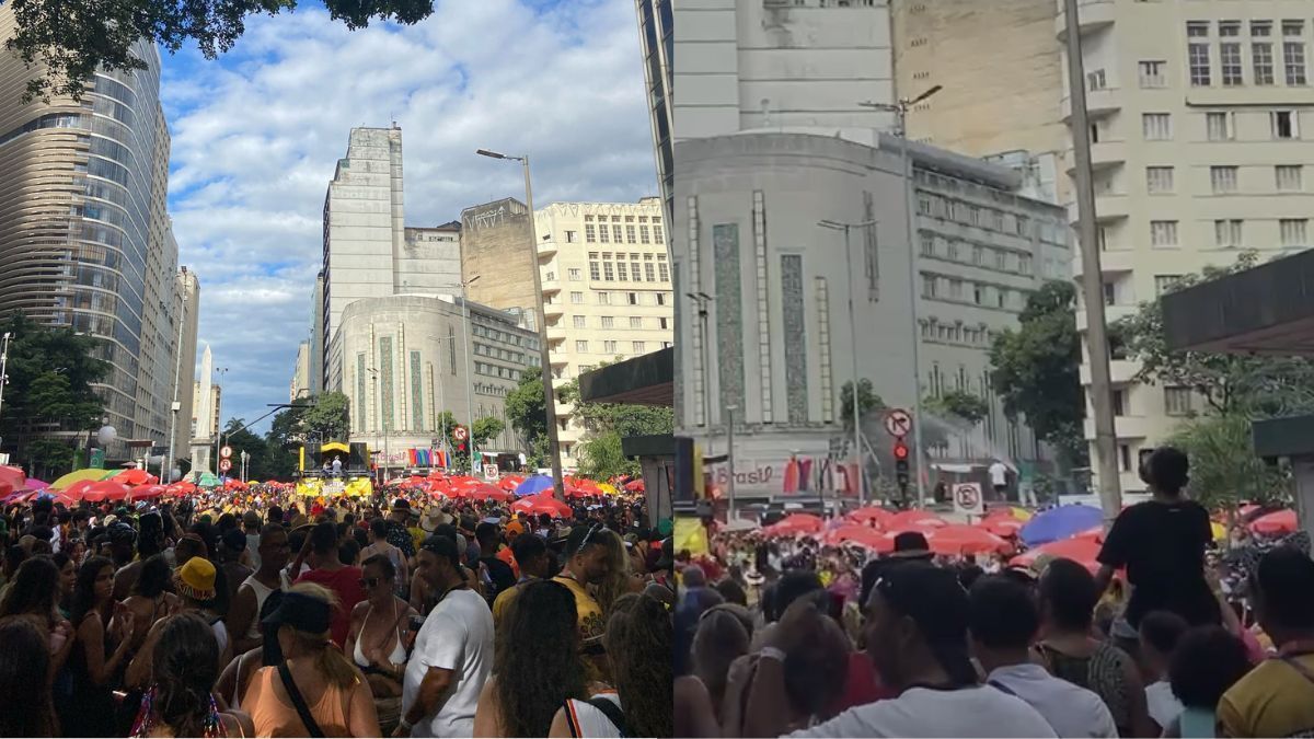 Caminhão-pipa refresca foliões do 'Ziguiriguidum' no Carnaval de BH