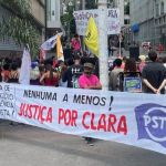 Caso Clara Maria: 'ela gostaria que a gente pedisse justiça', diz amiga da jovem em ato na Praça 7