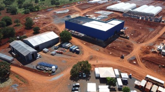 Acelen Agripark em construção em Montes Claros