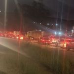 Obra causa transtorno na BR-040 com fila de 10km na Grande BH