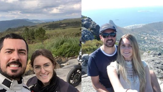 Adalberto e a esposa Fernanda Dândalo