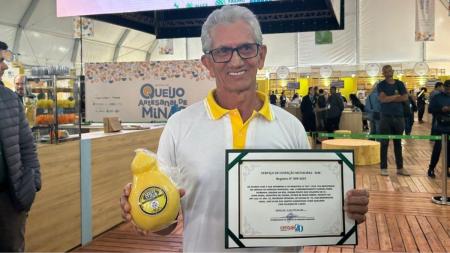 José Alves, produtor do primeiro queijo cabacinha regulamentado