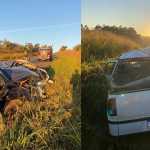 Casal morre em acidente entre picape e Hilux na BR-365, em Patrocínio