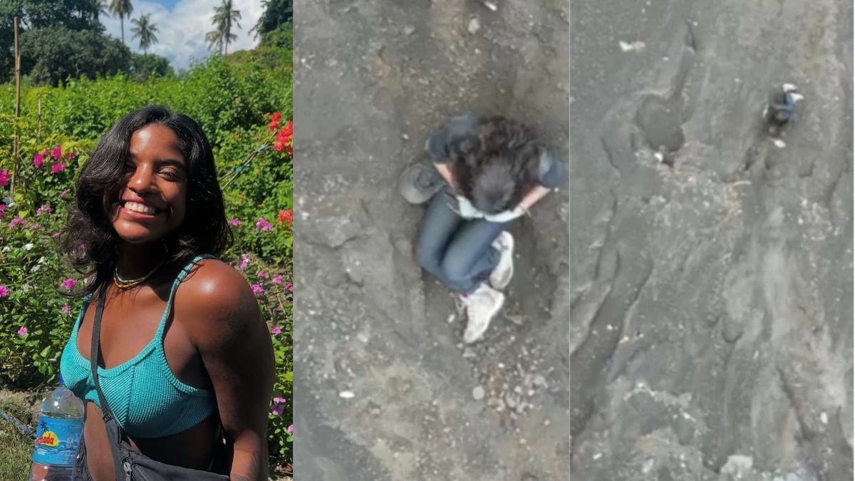 Irmã de brasileira que caiu em trilha de vulcão na Indonésia desmente resgate: “vídeo é falso!”