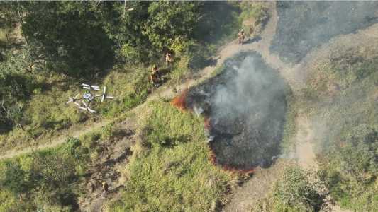 Estudos avaliam uso de drones agrícolas no combate a incêndios em Minas Gerais