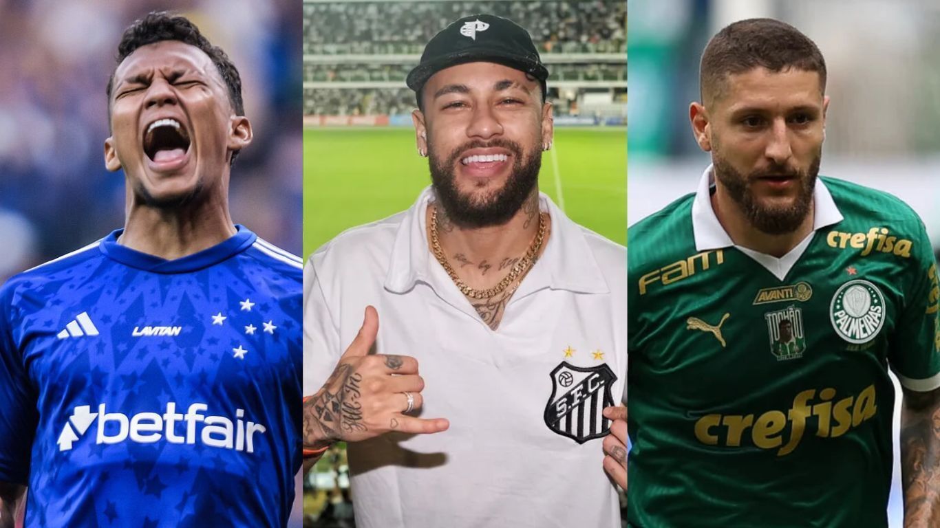 Otimista por Neymar e Veron, Santos adota cautela com dupla do Palmeiras e atacante