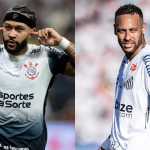 Corinthians e Santos disputam clássico especial para Neymar e Memphis Depay