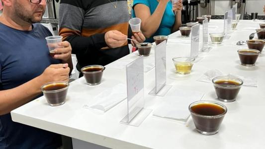 Degustação de cafés na Atilla Torradores