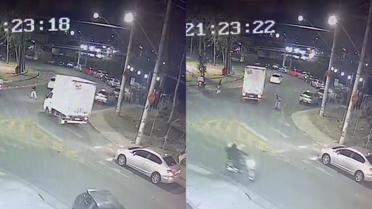 Homem rouba caminhão, tenta atropelar militares e é preso em Contagem, na Grande BH