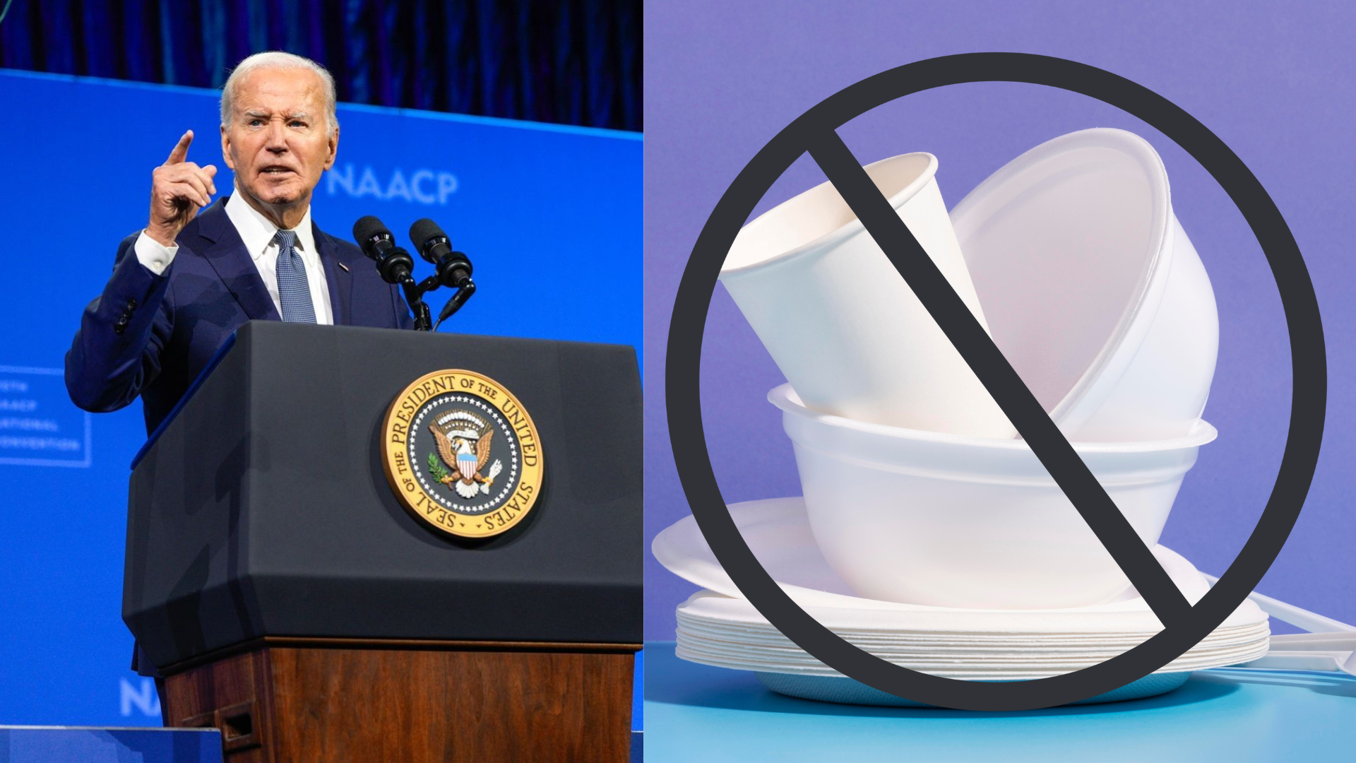 'Medida ambiciosa', diz Casa Branca após Biden limitar o uso embalagens de plástico contra crise climática