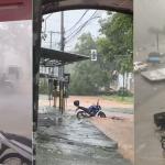 Temporal derruba árvores, fecha vias e deixa casas sem energia em cidade de MG; vídeo