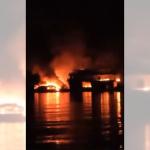 Incêndio em barco no Rio Negro (AM) deixa 3 mortos e 59 feridos
