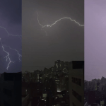 Chuva em BH: capital registra mais de 280 quedas de raios em duas horas