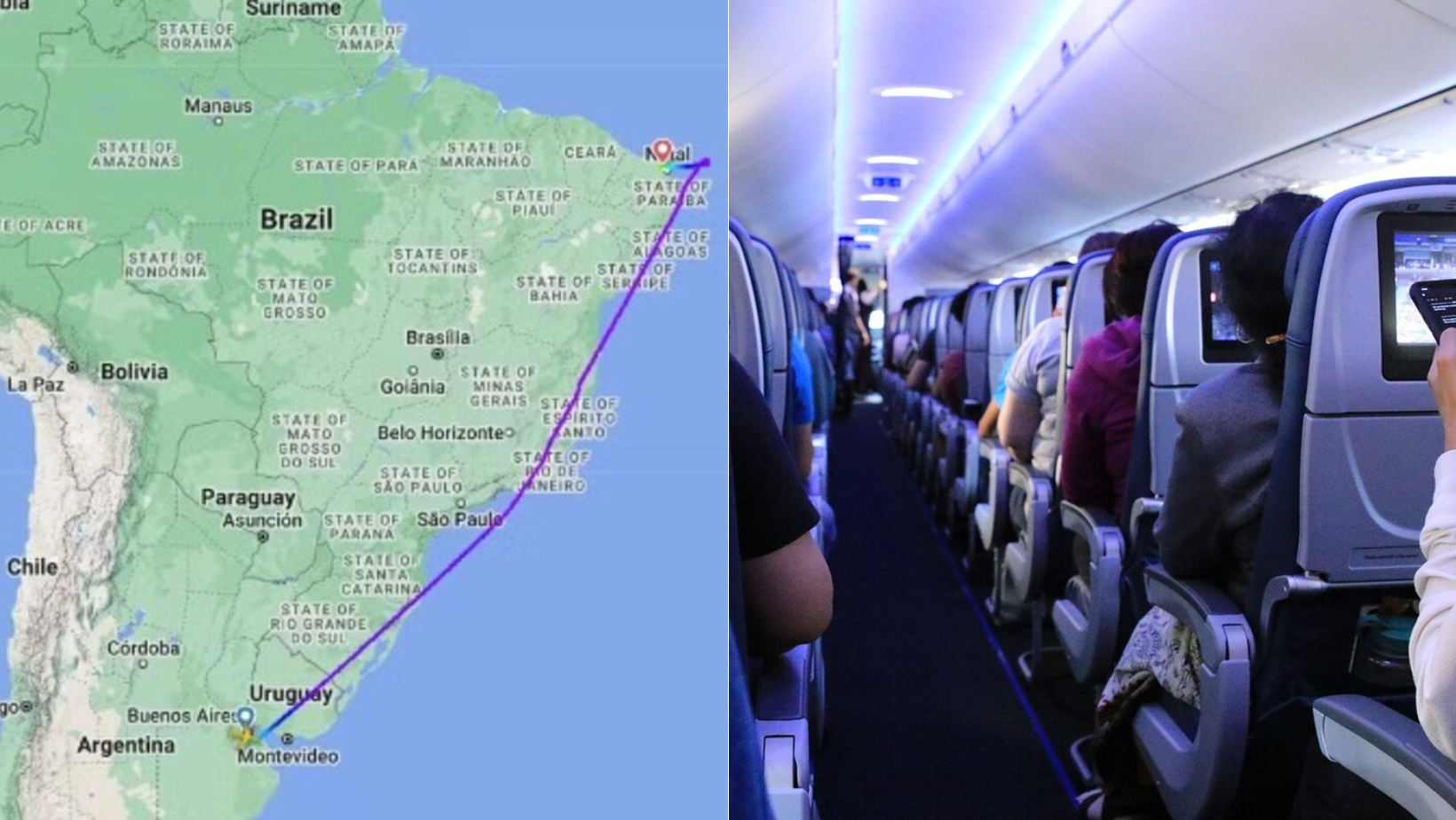Passageiro de voo que saiu de Buenos Aires para Madri morre no Brasil sem atendimento médico