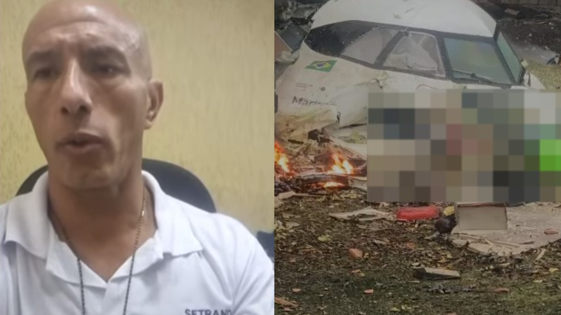 Corpos de vítimas de queda de avião em Vinhedo já estão sendo retirados do local, afirma secretário