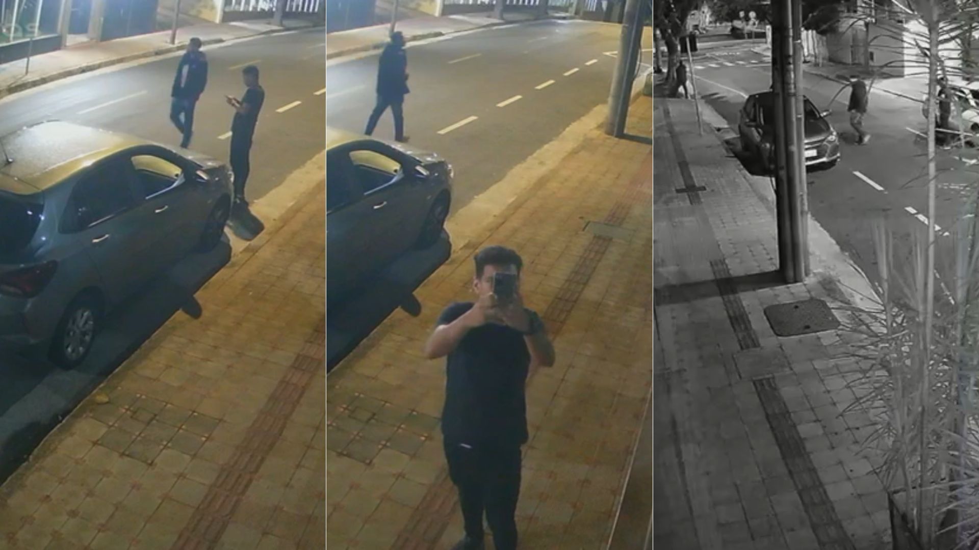 Vídeo flagra homens fotografando prédios de madrugada na região Centro-Sul de BH e deixa moradores inseguros; veja