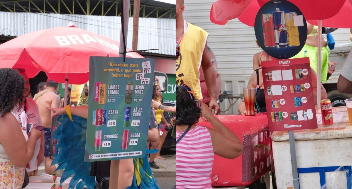 Carnaval BH 2025: confira a média de preços das bebidas nos bloquinhos