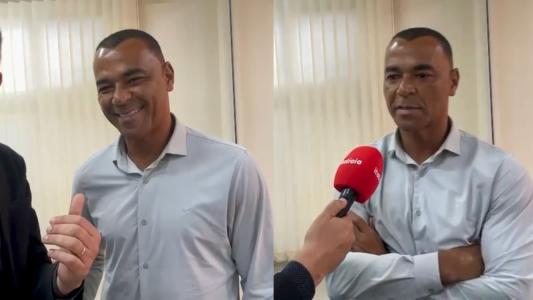 Cafu em entrevista à Itatiaia