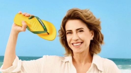 Fernanda Torres em propaganda da Havaianas